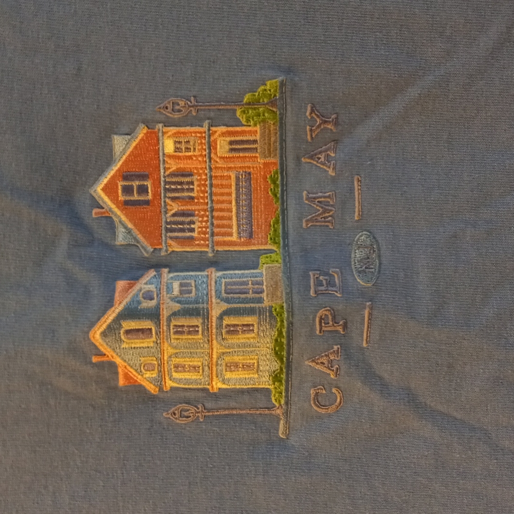 Gildan Cape May Embroidered Tourist T-Shirt Size XL